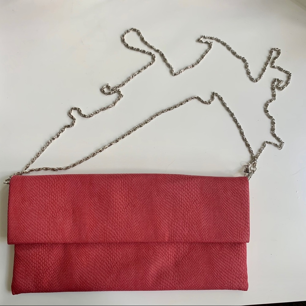 Dusty Rose Oversized Clutch